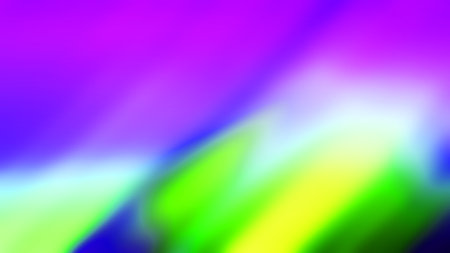 abstract colorful background with smooth lines in purple, yellow and greenの写真素材