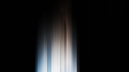 Abstract background with color blots, transitions and bends. Motion blur.の写真素材