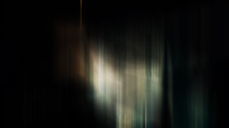 Abstract vertical motion blur effect design for background and presentation. Long exposure.の写真素材