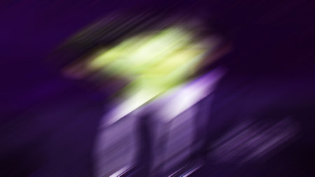 Abstract motion blur effect. Colorful background and texture for design.の写真素材