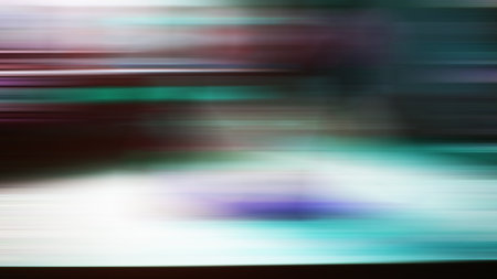 Abstract horizontal motion blur effect design for background. Colorful lines texture.の写真素材