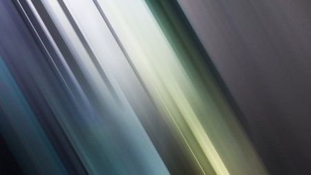 Bright colored blurred brushstrokes as multicolored flashes for an abstract background. Toned.の写真素材
