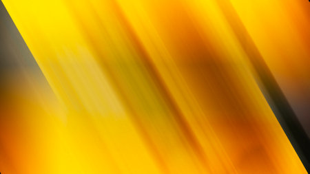 abstract yellow and black background with diagonal stripes and bokehの写真素材