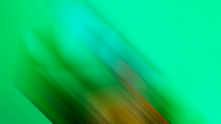 the abstract colors and blur   background texture of green and yellowの写真素材