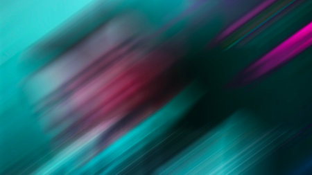 Colorful abstract movement pattern, vibrant textured background off focus.