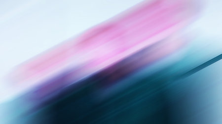 Abstract background in blue and pink tones. Blurred abstract background.の写真素材
