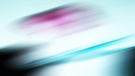 abstract background with blue and pink diagonal lines and blurred bokeh