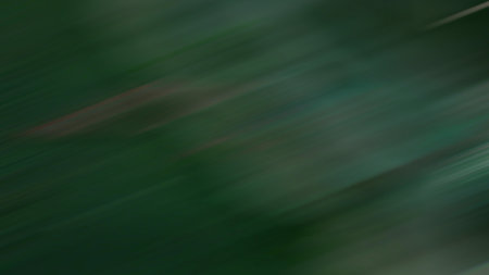 abstract background with green bokeh defocused lights and shadowの写真素材