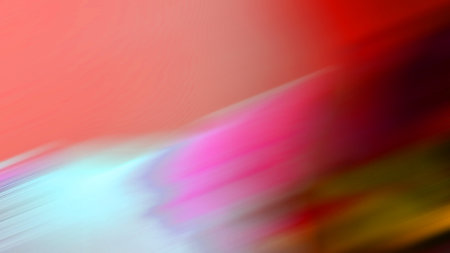 Bright colored blurred brushstrokes as multicolored flashes for an abstract background. Toned.