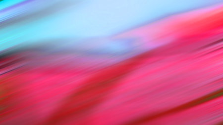 Bright colored blurred brushstrokes as multicolored flashes for an abstract background. Toned.