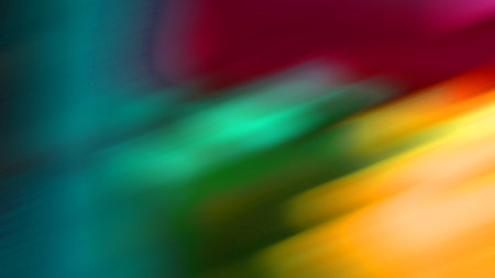 Bright colored blurred brushstrokes as multicolored flashes for an abstract background. Toned.