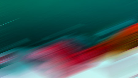abstract background with some diagonal stripes in it from red to greenの写真素材