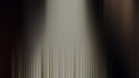 abstract background with bokeh defocused lights and shadow.の写真素材