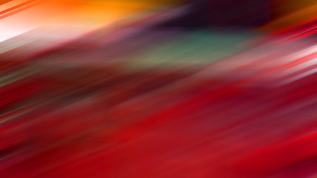 Bright colored blurred brushstrokes as multicolored flashes for an abstract background. Toned.