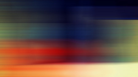 Bright colored blurred brushstrokes as multicolored flashes for an abstract background.
