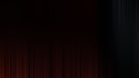 Abstract dark background with some smooth lines in it (3d render)の写真素材