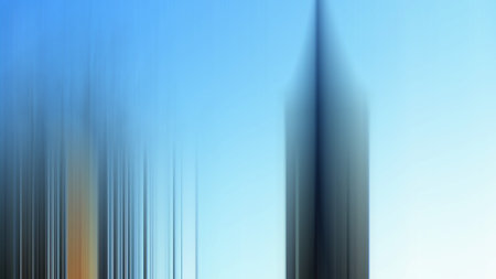 abstract background with some smooth lines in it and a blue skyの写真素材