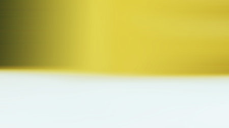 Bright yellow blurred background. Abstract background with bokeh defocused lights.