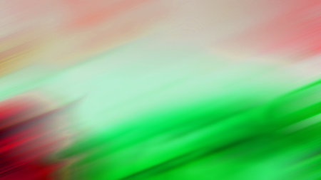 Bright colored blurred brushstrokes as multicolored flashes for an abstract background. Toned.の写真素材