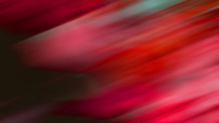 Bright colored blurred brushstrokes as multicolored flashes for an abstract background. Toned.