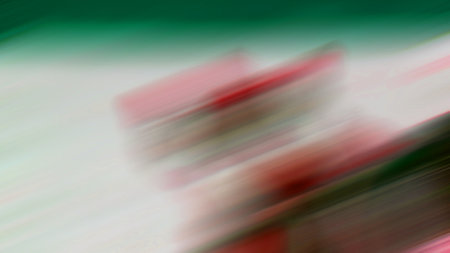 the abstract colors and blur   background texture of green and redの写真素材