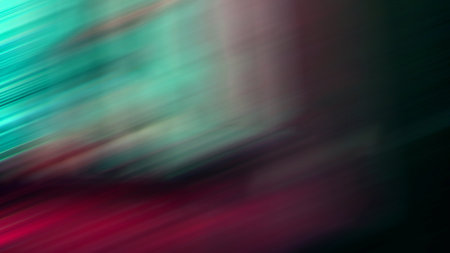 Abstract background with diagonal stripes of red, green and blue colors.の写真素材