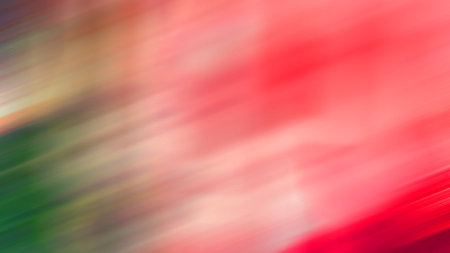 Bright colored blurred brushstrokes as multicolored flashes for an abstract background.の写真素材