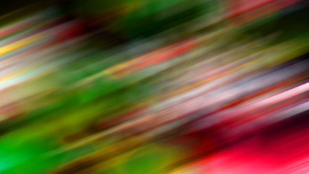 Bright colored blurred brushstrokes as multicolored flashes for an abstract background. Toned.の写真素材