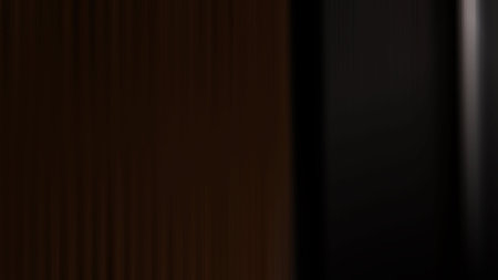 Dark brown background with some smooth lines in it (3d render)の写真素材