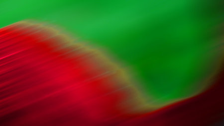 the abstract colors and blur   background texture of red and greenの写真素材