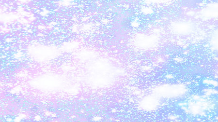 background with snowflakes Snow and stars Sparkling Glittering Glow Shiny Bokeh Lights Magic Shine...