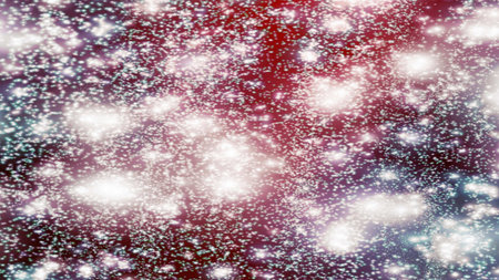 background with snowflakes Snow and stars Sparkling Glittering Glow Shiny Bokeh Lights Magic Shine...