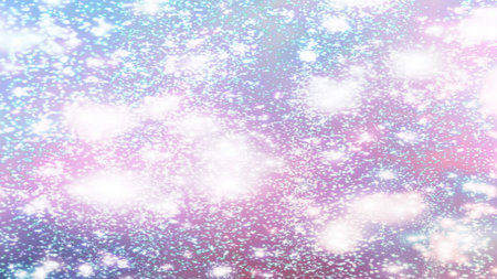 background with snowflakes Snow and stars Sparkling Glittering Glow Shiny Bokeh Lights Magic Shine...