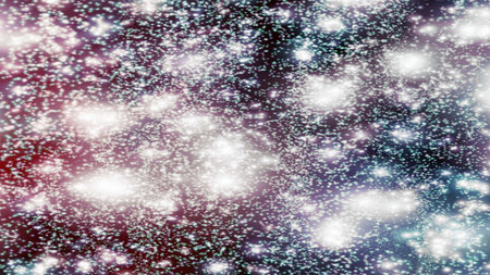 Snowflakes Snow and stars Sparkling Glittering Glow Shiny Bokeh Lights Magic Shine Gradient...