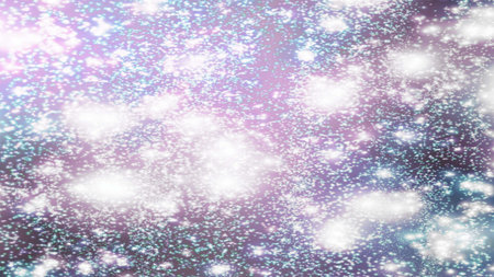 background with snowflakes Snow and stars Sparkling Glittering Glow Shiny Bokeh Lights Magic Shine...