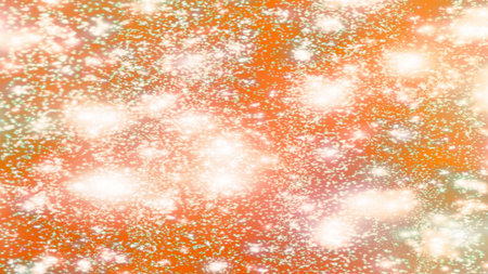 background with snowflakes Snow and stars Sparkling Glittering Glow Shiny Bokeh Lights Magic Shine...