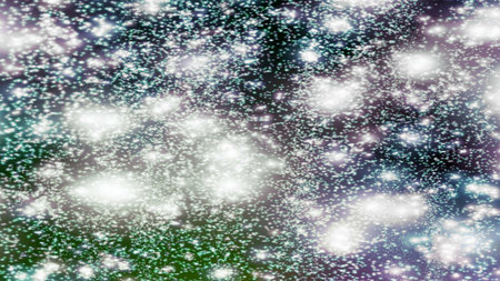abstract background with bokeh defocused lights and stars.