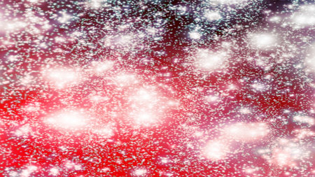 background with snowflakes Snow and stars Sparkling Glittering Glow Shiny Bokeh Lights Magic Shine...