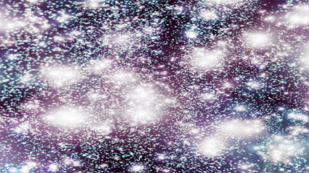 background with snowflakes Snow and stars Sparkling Glittering Glow Shiny Bokeh Lights Magic Shine...