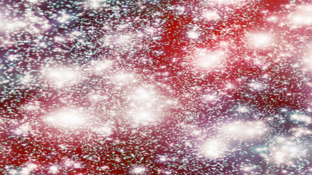 background with snowflakes Snow and stars Sparkling Glittering Glow Shiny Bokeh Lights Magic Shine...