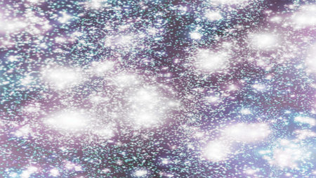 background with snowflakes Snow and stars Sparkling Glittering Glow Shiny Bokeh Lights Magic Shine...