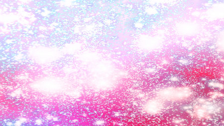 Christmas background with snowflakes Snow and stars Sparkling Glittering Glow Shiny Bokeh Lights Magic Shine Gradient Celebration Sparkleの写真素材