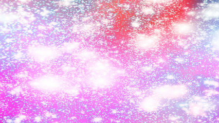 background with snowflakes Snow and stars Sparkling Glittering Glow Shiny Bokeh Lights Magic Shine...
