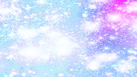 background with snowflakes Snow and stars Sparkling Glittering Glow Shiny Bokeh Lights Magic Shine...