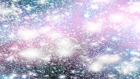background with snowflakes Snow and stars Sparkling Glittering Glow Shiny Bokeh Lights Magic Shine...