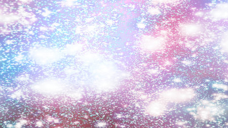 background with snowflakes Snow and stars Sparkling Glittering Glow Shiny Bokeh Lights Magic Shine...