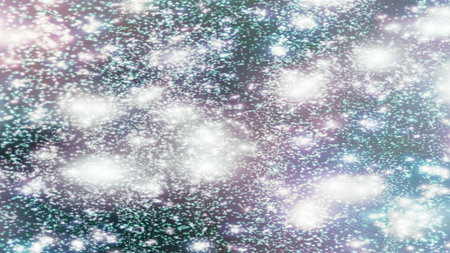 Snowflakes Snow and stars Sparkling Glittering Glow Shiny Bokeh Lights Magic Shine Gradient...