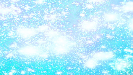 Snowflakes Snow and stars Sparkling Glittering Glow Shiny Bokeh Lights Magic Shine Gradient...