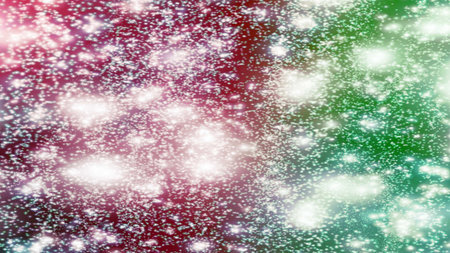 background with snowflakes Snow and stars Sparkling Glittering Glow Shiny Bokeh Lights Magic Shine...