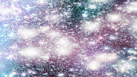 background with snowflakes Snow and stars Sparkling Glittering Glow Shiny Bokeh Lights Magic Shine...
